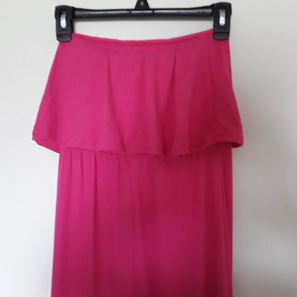 Women's See You Monday Size XS Pink Long Bandeau Dress - Picture 4 of 6